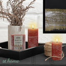 Woven A Scented Pillar Candle