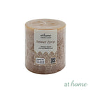 Woven A Scented Pillar Candle