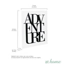 Set of 2 Adventure Canvas Wall Art Decor