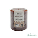 Woven A Scented Pillar Candle