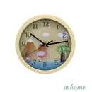 Whalien Analog Colorful Silent Wall Clock 10"