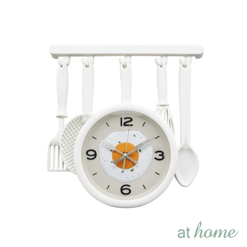 Fried Egg Silent Wall Clock