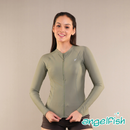 Stylish Splash Rashguard Full Zipped Long-sleeved