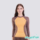 Sunlit Sienna Long Sleeved Rashguard