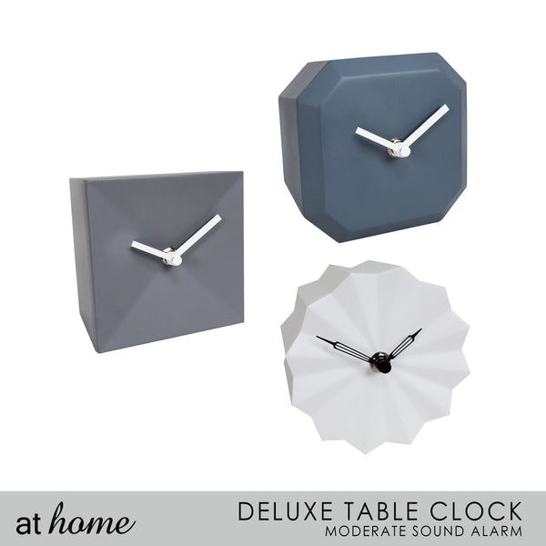 Deluxe Minimalist Analog Table Clock