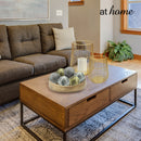 Ceramic Spheres Rustic Leaf Design Decor Ball - Sunstreet