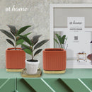 Yusef Terracotta Ceramic Flower Vase