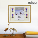 Medal Picture Frame – 4 Medals & 8x10 Photo - Sunstreet