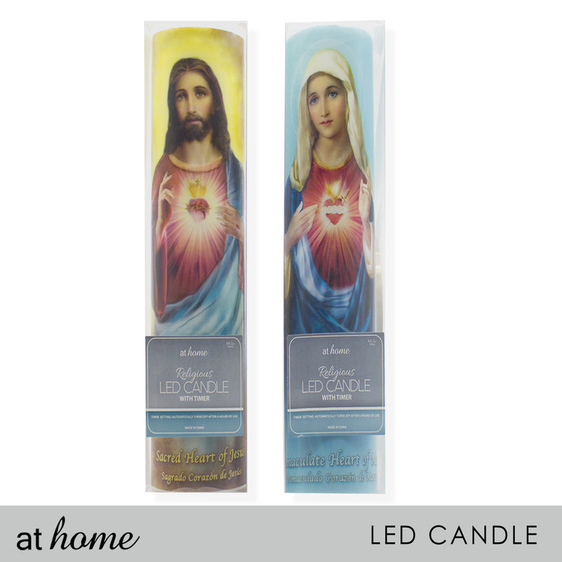 Religious LED Candle