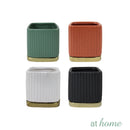 Yusef Terracotta Ceramic Flower Vase