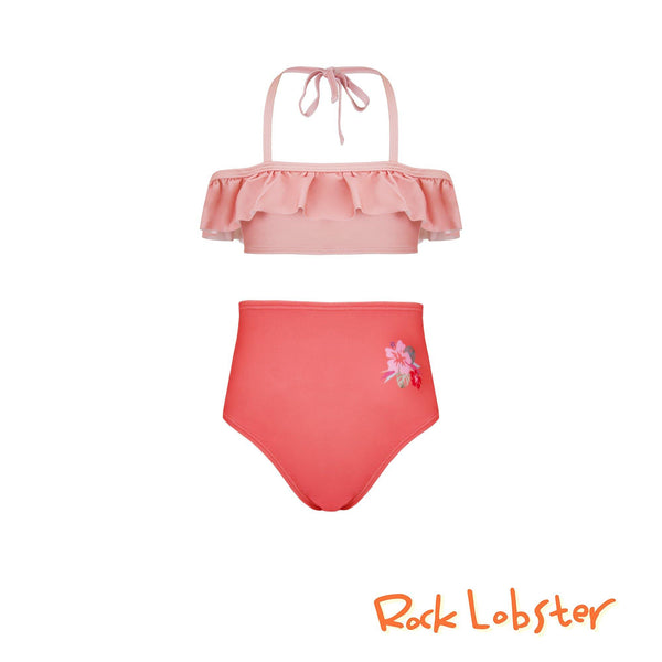 Girls Lush Tropics High Waist Bikini Swimwear Set - Sunstreet