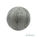 Ceramic Spheres Rustic Leaf Design Decor Ball - Sunstreet