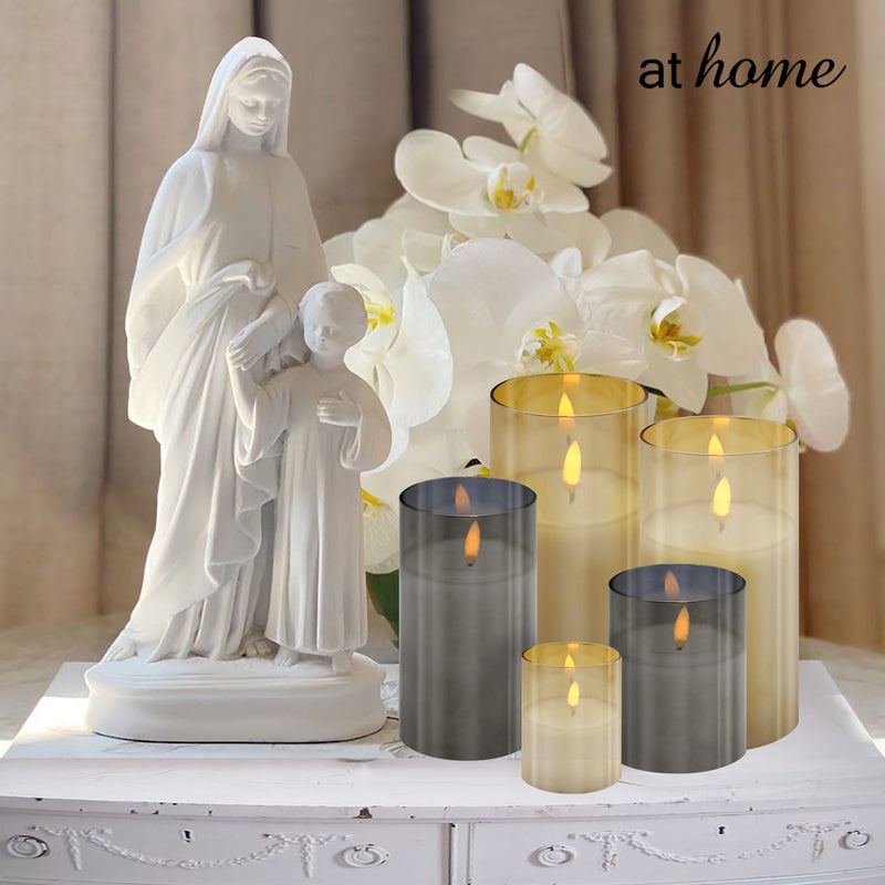 Classic Flameless LED Glass Jar Candle - Sunstreet