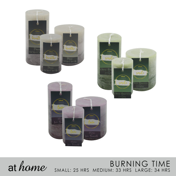 [SALE] Whitney Art Scented Pillar Candle