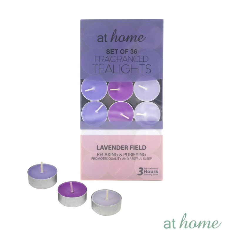 Scented & Unscented Tealight Candles 10 or 36 pcs - Sunstreet