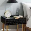 Exo Metal Analog Table Clock