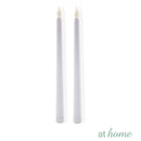 Set of 2 Flickering Flameless LED Taper Stick Candle - Sunstreet