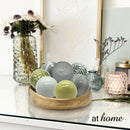 Ceramic Spheres Debossed Dots Design Decor Ball - Sunstreet