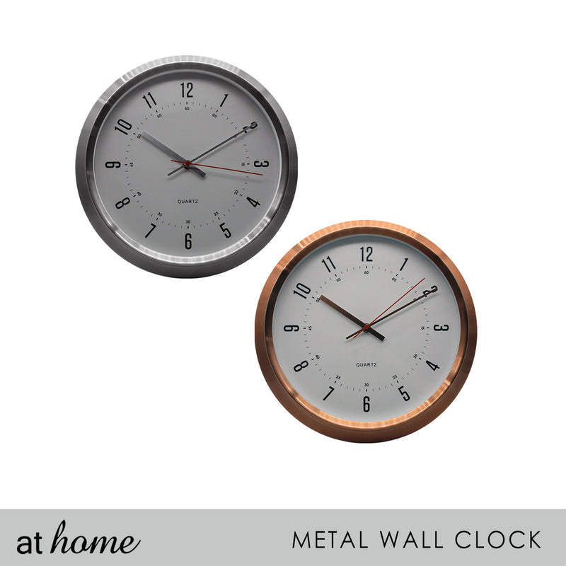 Deluxe Drake SIlent Metal Wall Clock