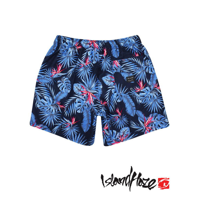 Hawaiian Flush Blue Swim Shorts - Sunstreet