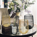 Winston Round Metal Candle Holder w/ Glass Jar - Sunstreet