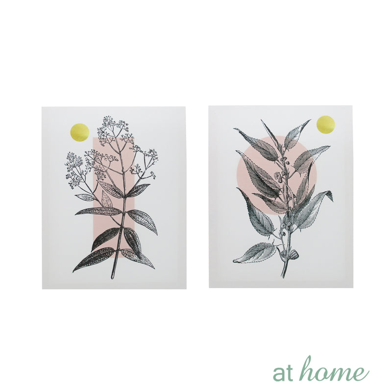 Set of 2 Xane Floral Canvas Wall Art Decor - Sunstreet