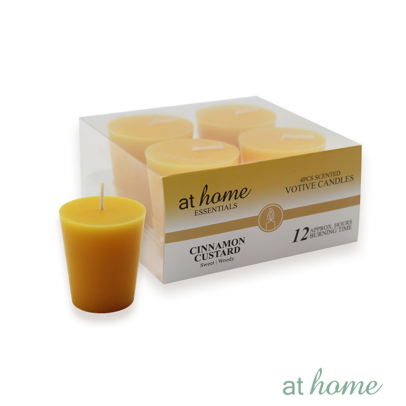 Set of 4 Scented & Unscented Votive Candle