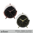 Deluxe Riene Metal Analog Alarm Clock