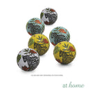 [SALE]Ceramic Sphere Zebra Design Decor Ball