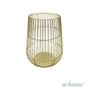 Winston Round Metal Candle Holder w/ Glass Jar - Sunstreet