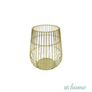 Winston Round Metal Candle Holder w/ Glass Jar - Sunstreet