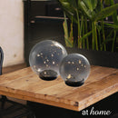 Wilbert Round LED Glass With Fairy Lights Tabletop Decor - Sunstreet
