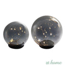 Wilbert Round LED Glass With Fairy Lights Tabletop Decor - Sunstreet