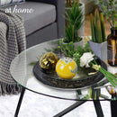 Deluxe Darla Decorative Glass Tray