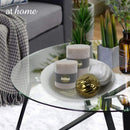 Deluxe Darla Decorative Glass Tray