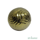 Ceramic Sphere Hexagon Pattern Decor Ball