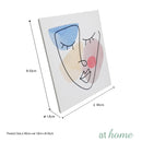 Set of 2 Xen Face Canvas Wall Art Decor - Sunstreet