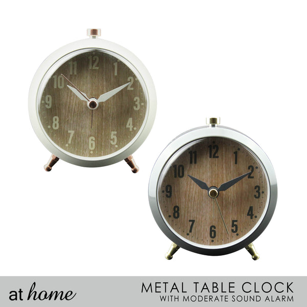 Deluxe Roan Metal Analog Alarm Clock
