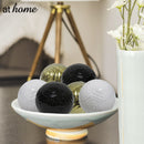 Ceramic Sphere Hexagon Pattern Decor Ball