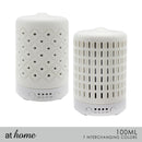 Grendha Ultrasonic Ceramic Diffuser Aromatherapy, Humidifier with Timer