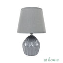 Zuri Ceramic Table Lamp w/ Linen Shade