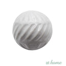 Ceramic Sphere Leaf Pattern Decor Ball