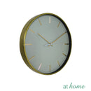 Deluxe Oman Metal Wall Clock 15.7“ Inches