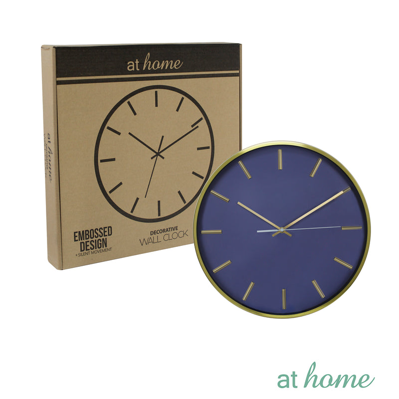 Deluxe Oman Metal Wall Clock 15.7“ Inches