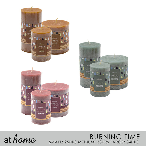 Oriental Scented Pillar Candle