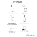 Grendha Ultrasonic Ceramic Diffuser Aromatherapy, Humidifier with Timer - Sunstreet