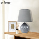 Zuri Ceramic Table Lamp w/ Linen Shade