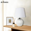 Zuri Ceramic Table Lamp w/ Linen Shade