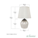 Zuri Ceramic Table Lamp w/ Linen Shade