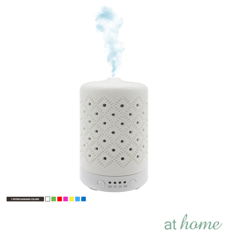 Grendha Ultrasonic Ceramic Diffuser Aromatherapy, Humidifier with Timer - Sunstreet
